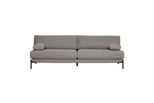 Canapé 3 places en tissu gris Sleeve