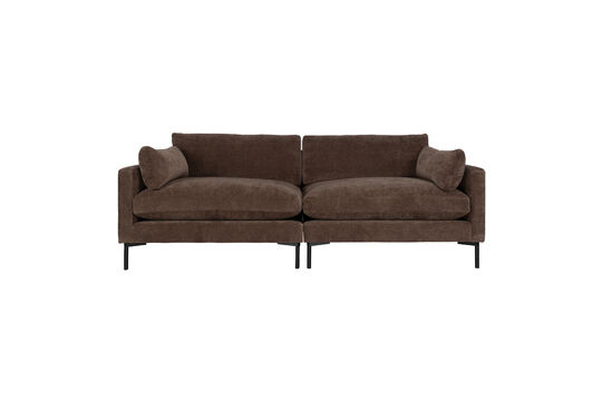 Voir la fiche produit canapé 3 places en tissu marron foncé Summer Canapé 3 places en tissu marron foncé Summer
