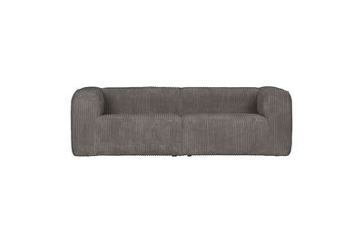 Canapé 3 places en tissu taupe Bean