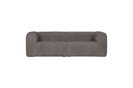 Canapé 3 places en tissu taupe Bean