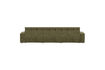 Miniature Canapé 3 places polyester vert SECOND DATE 2