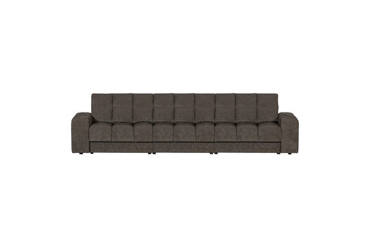 Canapé 3 places vintage gris chaud SECOND DATE