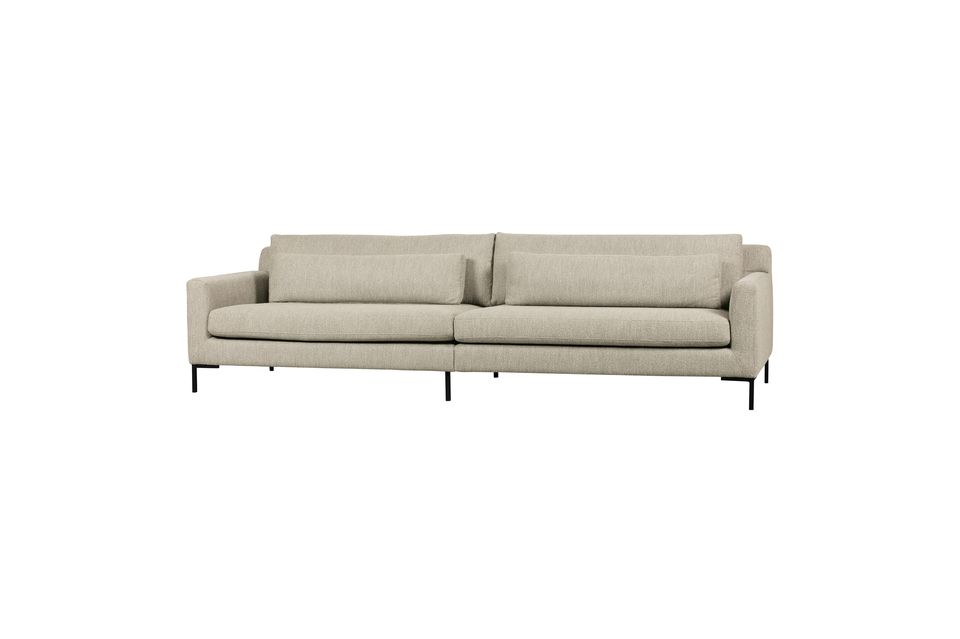 Le canapé 4 places en tissu beige Hang confortable et moderne de VTwonen