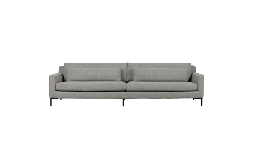 Canapé 4 places en tissu gris clair Hang Vtwonen