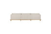 Miniature Canapé 4,5 places en tissu beige et chêne Blossom 4