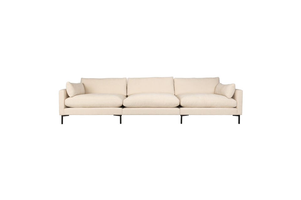 Canapé 4,5 places en tissu beige Summer Zuiver