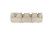 Miniature Canapé 4,5 places en tissu crème Rocca 1