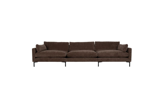 Voir la fiche produit canapé 4,5 places en tissu marron foncé Summer Canapé 4,5 places en tissu marron foncé Summer