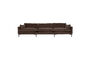 Miniature Canapé 4,5 places en tissu marron foncé Summer Détouré