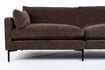 Miniature Canapé 4,5 places en tissu marron foncé Summer 3