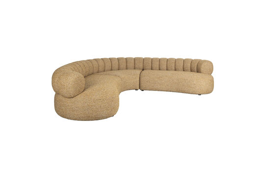 Voir la fiche produit canapé 7 places en tissu marron Duvane Canapé 7 places en tissu marron Duvane