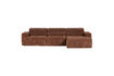 Miniature Canapé chaise longue droite tissu côtelé terra NOVI 2