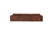 Miniature Canapé chaise longue droite tissu côtelé terra NOVI 5