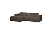 Miniature Canapé chaise longue gauche bouclé brun mélangé MOJO 1
