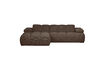 Miniature Canapé chaise longue gauche bouclé brun mélangé MOJO 2
