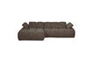 Miniature Canapé chaise longue gauche bouclé brun mélangé MOJO 3