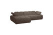 Miniature Canapé chaise longue gauche bouclé brun mélangé MOJO 6