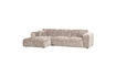 Miniature Canapé chaise longue gauche chenille naturel CLOUD 1