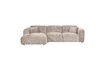 Miniature Canapé chaise longue gauche chenille naturel CLOUD 2