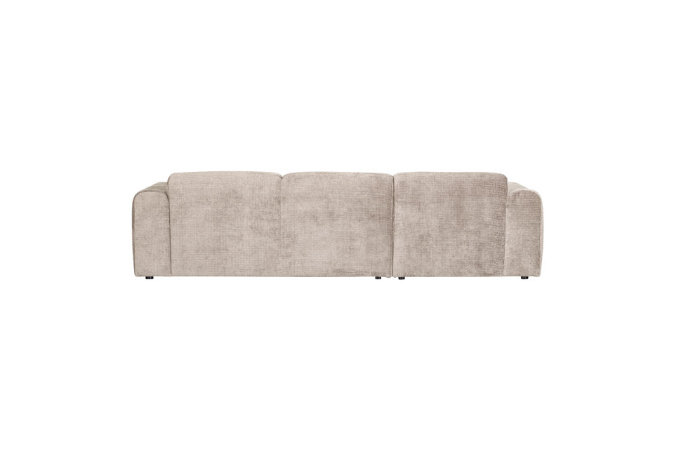 Avec ses formes magnifiquement arrondies et son tissu chenille luxueux