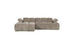 Miniature Canapé chaise longue gauche tissu côtelé sable foncé MOJO 3