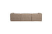Miniature Canapé chaise longue gauche tissu teddy taupe Manu 4