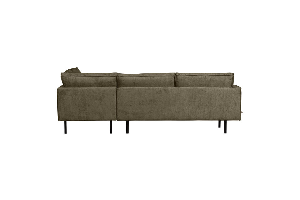 Design contemporain et chic Fait partie de la celebre serie Rodeo Rembourre en velours grossier