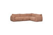 Miniature Canapé d'angle droit 301x210 cm chenille vieux rose Baggy 1