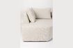 Miniature Canapé d'angle droit 5 places en Polyester Beige Prosper 7