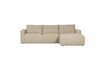 Miniature Canapé d'angle droit en tissu beige Bar 1