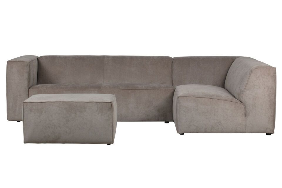 Le canapé d'angle Lazy : un design polyvalent, des couleurs élégantes et un confort ultime.