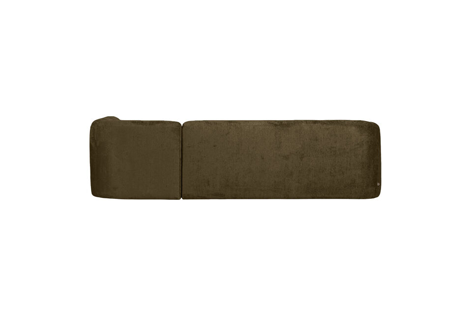 Forme arrondie agreable Tres grand confort d\'assise Rembourre en tissu jacquard grossier (100 %
