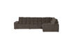 Miniature Canapé d'angle droit tissu vintage gris chaud Second Date 2