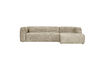 Miniature Canapé d'angle droit velours buttermilk Bean 2