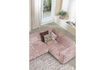 Miniature Canapé d'angle droite Chenille Taupe CLOUD 2