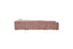 Miniature Canapé d'angle droite Chenille Taupe CLOUD 6