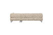 Miniature Canapé d'angle droite tissu chiné naturel LLOYD 3