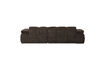 Miniature Canapé d'angle droite tissu côtelé brun MOJO 6