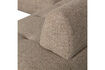 Miniature Canapé d'angle droite tissu texturé marron chiné Lloyd 7