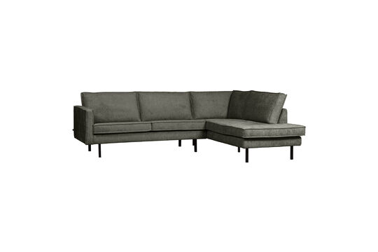 Canapé d'angle droite velours Frost Rodeo