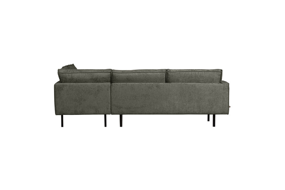 Design contemporain et chic Fait partie de la celebre serie Rodeo Rembourre en velours grossier