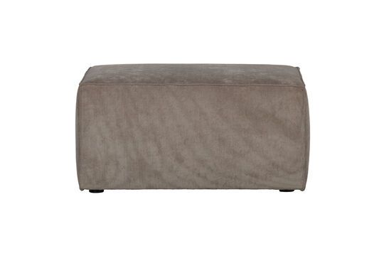 Canapé d'angle en tissu pouf marron Lazy Détouré