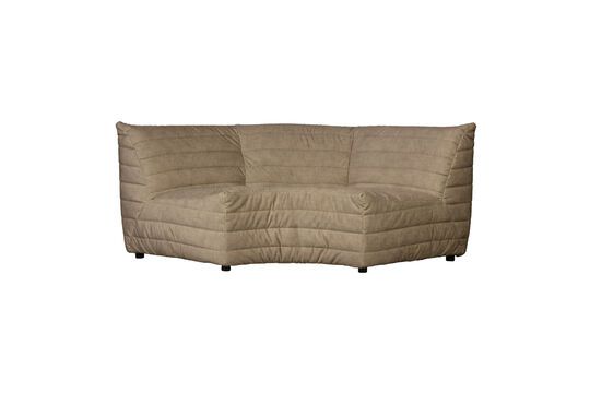 Canapé d'angle en velour sable Bag