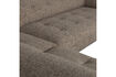 Miniature Canapé d'angle gauche 267x205 cm tissu marron foncé chiné Lloyd 4