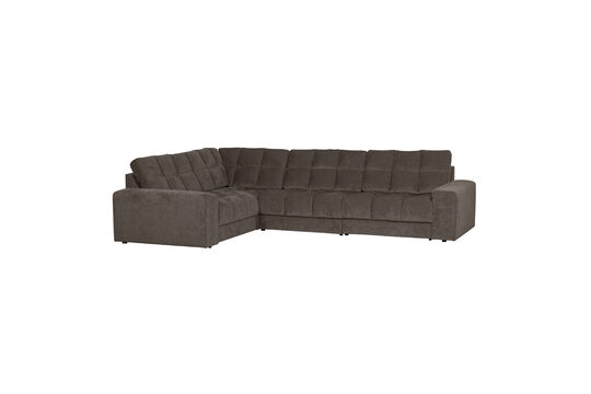 Canapé d'angle gauche 316 cm gris chaud Second Date