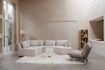 Miniature Canapé d'angle gauche 5 places en tissu beige Prosper 4
