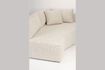 Miniature Canapé d'angle gauche 5 places en tissu beige Prosper 9