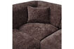 Miniature Canapé d'angle gauche chenille brun chaud CLOUD 6