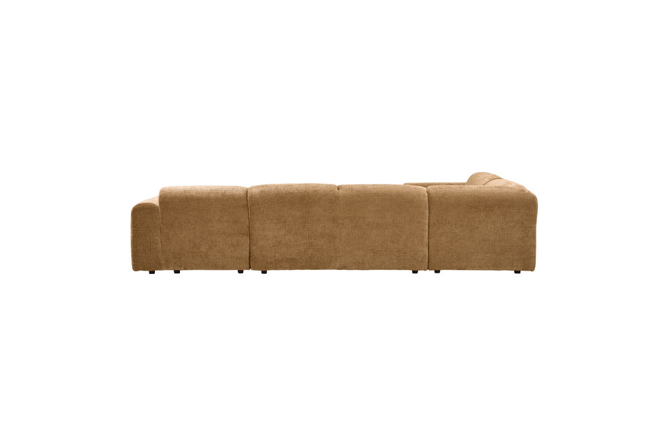Avec ses formes joliment arrondies et son luxueux tissu chenille