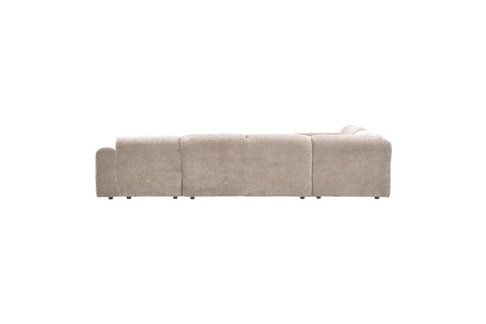 Avec ses formes joliment arrondies et son luxueux tissu chenille
